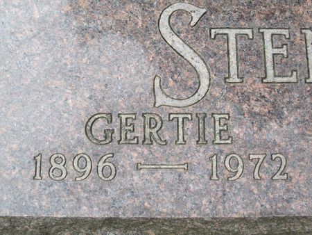 STENBERG, GERTIE - Hamilton County, Iowa | GERTIE STENBERG 