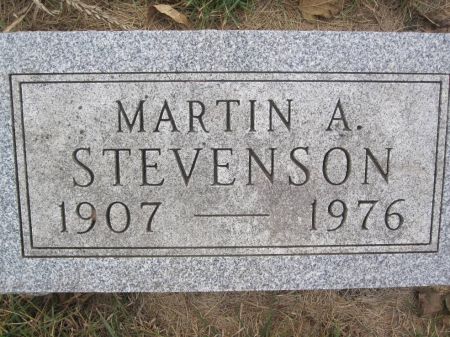 STEVENSON, MARTIN A. - Hamilton County, Iowa | MARTIN A. STEVENSON 