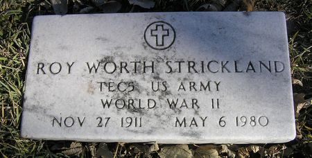 STRICKLAND, ROY WORTH - Hamilton County, Iowa | ROY WORTH STRICKLAND 