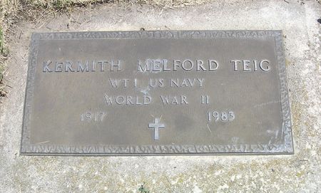 TEIG, KERMITH MELFORD - Hamilton County, Iowa | KERMITH MELFORD TEIG 