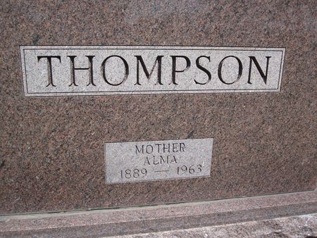 THOMPSON, ALMA - Hamilton County, Iowa | ALMA THOMPSON 