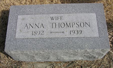 THOMPSON, ANNA - Hamilton County, Iowa | ANNA THOMPSON 
