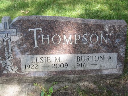 THOMPSON, ELSIE M. - Hamilton County, Iowa | ELSIE M. THOMPSON 