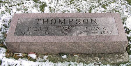 THOMPSON, IVER O. - Hamilton County, Iowa | IVER O. THOMPSON 