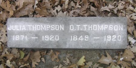 THOMPSON, JULIA - Hamilton County, Iowa | JULIA THOMPSON 