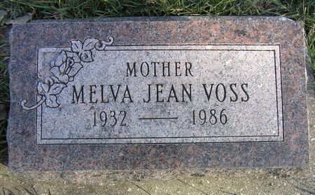 VOSS, MELVA JEAN - Hamilton County, Iowa | MELVA JEAN VOSS 