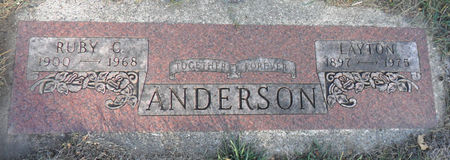 ANDERSON, RUBY C - Hancock County, Iowa | RUBY C ANDERSON 