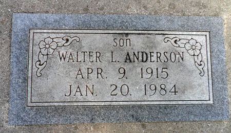ANDERSON, WALTER L - Hancock County, Iowa | WALTER L ANDERSON 