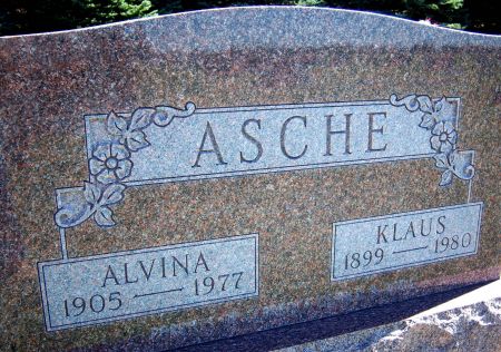 ASCHE, KLAUS - Hancock County, Iowa | KLAUS ASCHE 