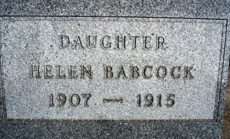 BABCOCK, HELEN - Hancock County, Iowa | HELEN BABCOCK 