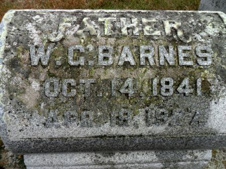 BARNES, W G - Hancock County, Iowa | W G BARNES 