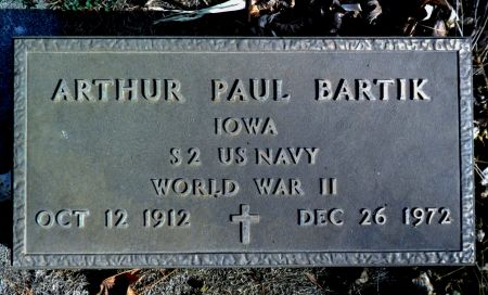 BARTIK, ARTHUR P - Hancock County, Iowa | ARTHUR P BARTIK 