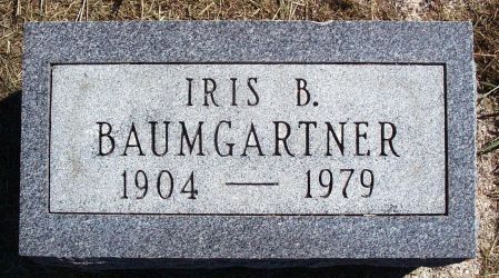 BAUMGARTNER, IRIS B - Hancock County, Iowa | IRIS B BAUMGARTNER 