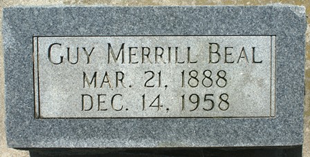 BEAL, GUY MERRILL - Hancock County, Iowa | GUY MERRILL BEAL 