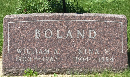 BOLAND, NINA V. - Hancock County, Iowa | NINA V. BOLAND 