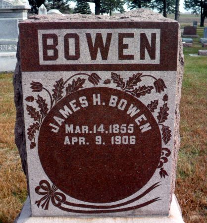 BOWEN, JAMES H - Hancock County, Iowa | JAMES H BOWEN 