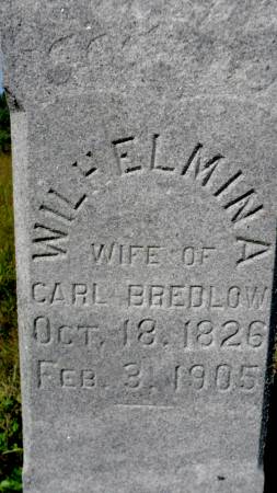 KOEHLER BREDLOW, WILHELMINA - Hancock County, Iowa | WILHELMINA KOEHLER BREDLOW 