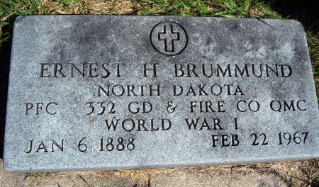 BRUMMUND, ERNEST H - Hancock County, Iowa | ERNEST H BRUMMUND 