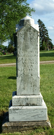 CHURCH BUMGARDNER, CAROLINE ELIZABETH - Hancock County, Iowa | CAROLINE ELIZABETH CHURCH BUMGARDNER 