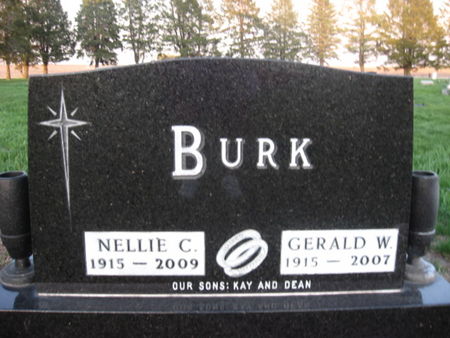 BURK, NELLIE C - Hancock County, Iowa | NELLIE C BURK 