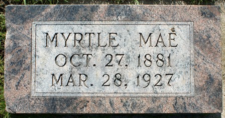 BURMAN, MYRTLE MAE - Hancock County, Iowa | MYRTLE MAE BURMAN 