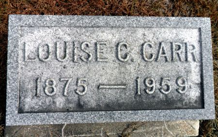 CARR, LOUISE C - Hancock County, Iowa | LOUISE C CARR 