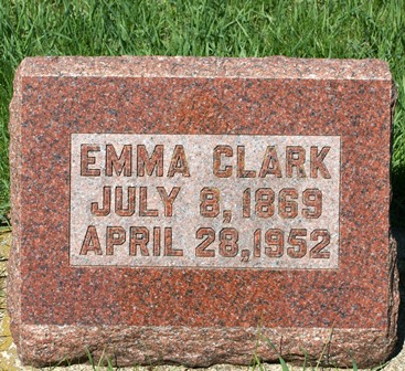 CLARK, EMMA - Hancock County, Iowa | EMMA CLARK 
