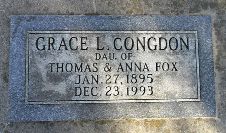 CONGDON, GRACE L - Hancock County, Iowa | GRACE L CONGDON 
