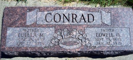 CONRAD, LUELLA M - Hancock County, Iowa | LUELLA M CONRAD 