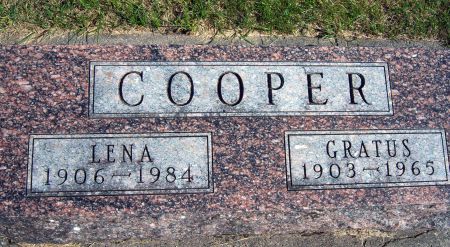 COOPER, GRATUS - Hancock County, Iowa | GRATUS COOPER 