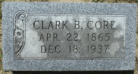 CORE, CLARK B. - Hancock County, Iowa | CLARK B. CORE 