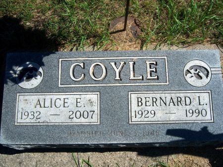 COYLE, BERNARD L - Hancock County, Iowa | BERNARD L COYLE 