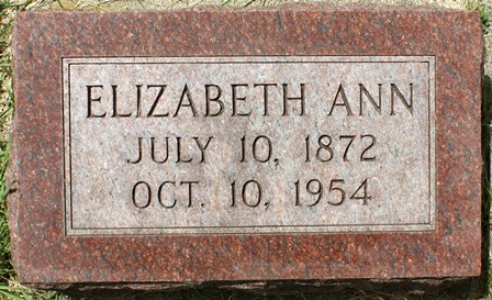 WILLERT CUNNINGHAM, ELIZABETH ANN - Hancock County, Iowa | ELIZABETH ANN WILLERT CUNNINGHAM 