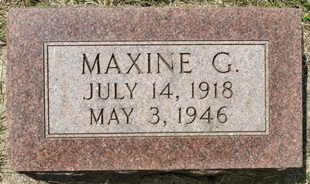 CUNNINGHAM, MAXINE G. - Hancock County, Iowa | MAXINE G. CUNNINGHAM 