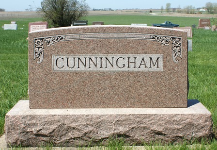 CUNNINGHAM, MAXINE G., FAMILY MONUMENT - Hancock County, Iowa | FAMILY MONUMENT CUNNINGHAM, MAXINE G. 