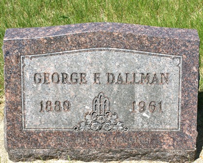 DALLMAN, GEORGE F. - Hancock County, Iowa | GEORGE F. DALLMAN 