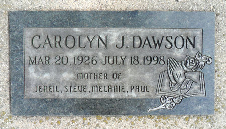 DAWSON, CAROLYN J - Hancock County, Iowa | CAROLYN J DAWSON 