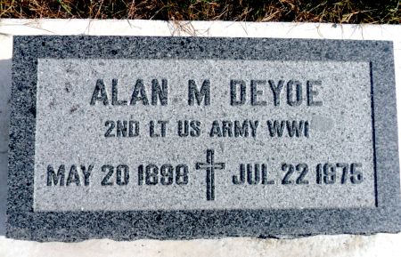 DEYOE, ALAN M - Hancock County, Iowa | ALAN M DEYOE 