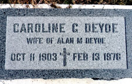 DEYOE, CAROLINE G - Hancock County, Iowa | CAROLINE G DEYOE 