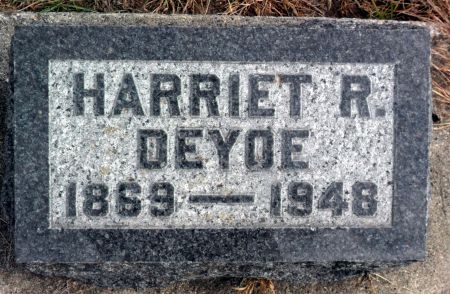 DEYOE, HARRIET R - Hancock County, Iowa | HARRIET R DEYOE 
