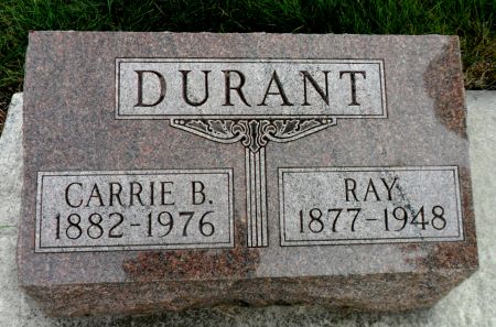 DURANT, CARRIE B - Hancock County, Iowa | CARRIE B DURANT 