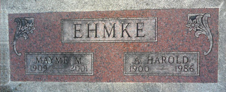 MILLER EHMKE, MAYME M - Hancock County, Iowa | MAYME M MILLER EHMKE 