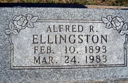 ELLINGSTON, ALFRED R - Hancock County, Iowa | ALFRED R ELLINGSTON 