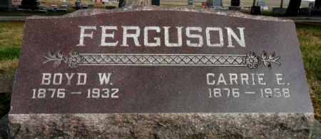 FERGUSON, CARRIE E - Hancock County, Iowa | CARRIE E FERGUSON 