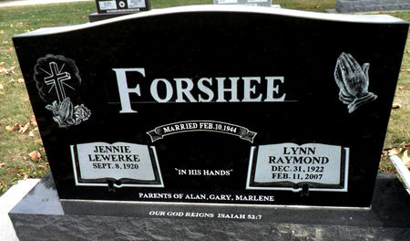 FORSHEE, LYNN R - Hancock County, Iowa | LYNN R FORSHEE 