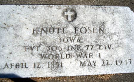 FOSEN, KNUTE - Hancock County, Iowa | KNUTE FOSEN 