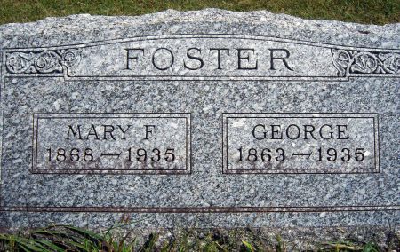 FOSTER, GEORGE - Hancock County, Iowa | GEORGE FOSTER 