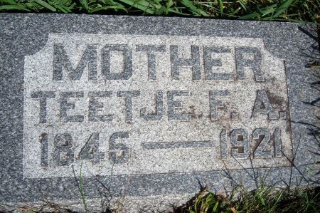 FREERKSEN, TEETJE F A - Hancock County, Iowa | TEETJE F A FREERKSEN 