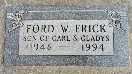 FRICK, FORD W - Hancock County, Iowa | FORD W FRICK 
