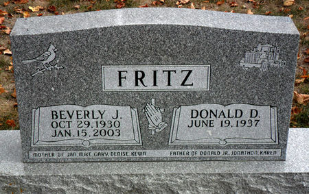 FRITZ, BEVERLY J - Hancock County, Iowa | BEVERLY J FRITZ 